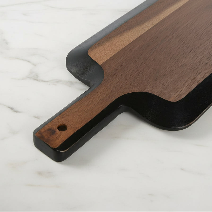 Tabla de cortar Negra de Acacia Natural | Home ESPRIT