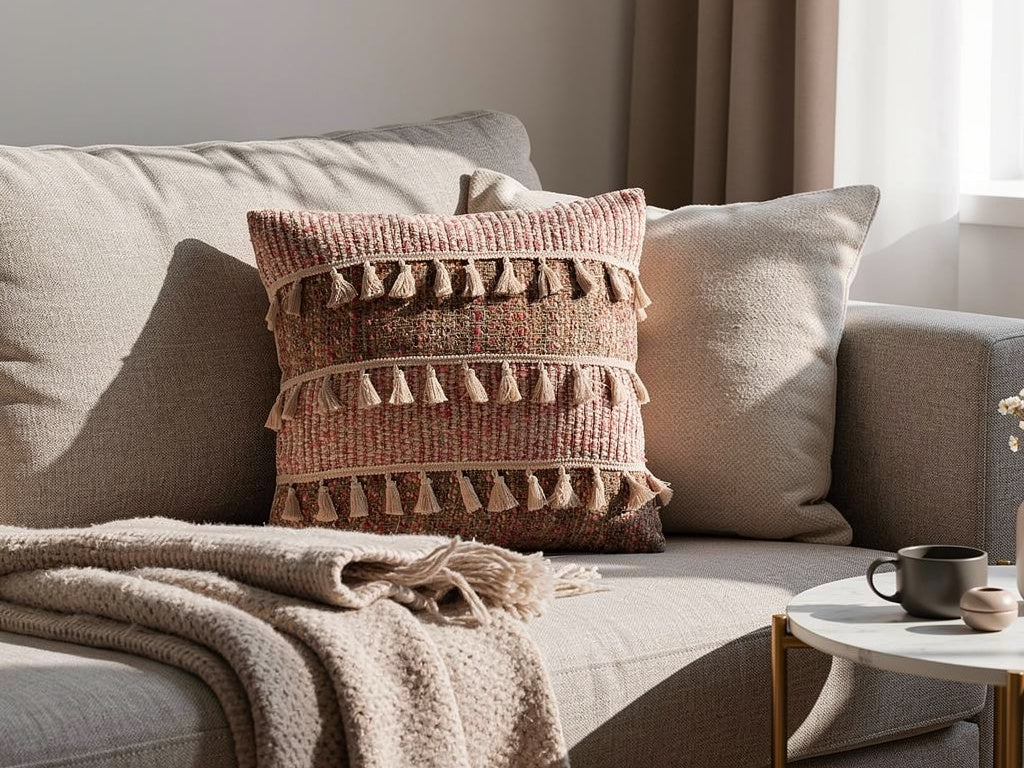 Cojín Boho Terracota 45x45 cm | Home ESPRIT