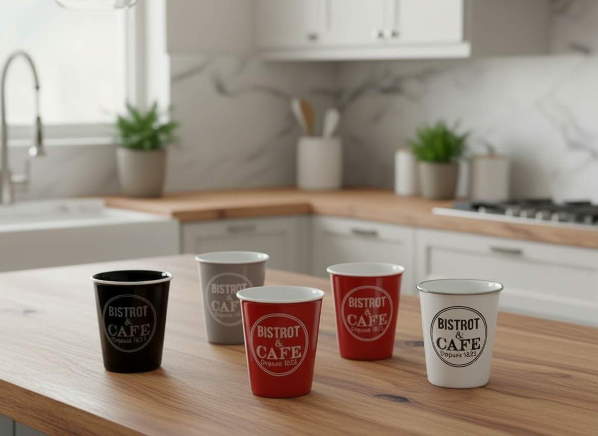 Juego de Café Bistrot Multicolor 110 ml | 5five Simply Smart