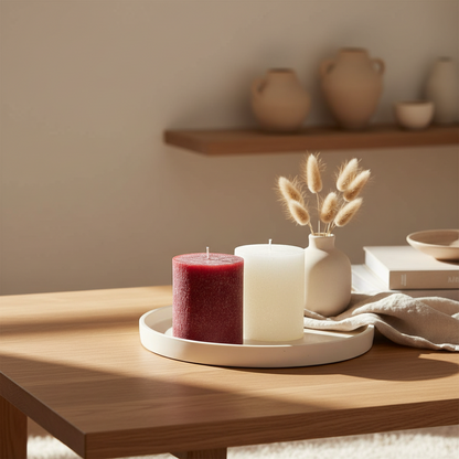 Vela Navidad Blanca&Roja 2 Unidades | DKD Home Decor