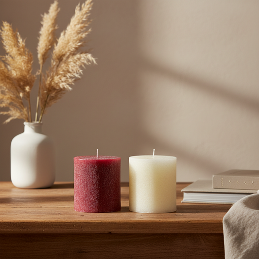 Vela Navidad Blanca&Roja 2 Unidades | DKD Home Decor