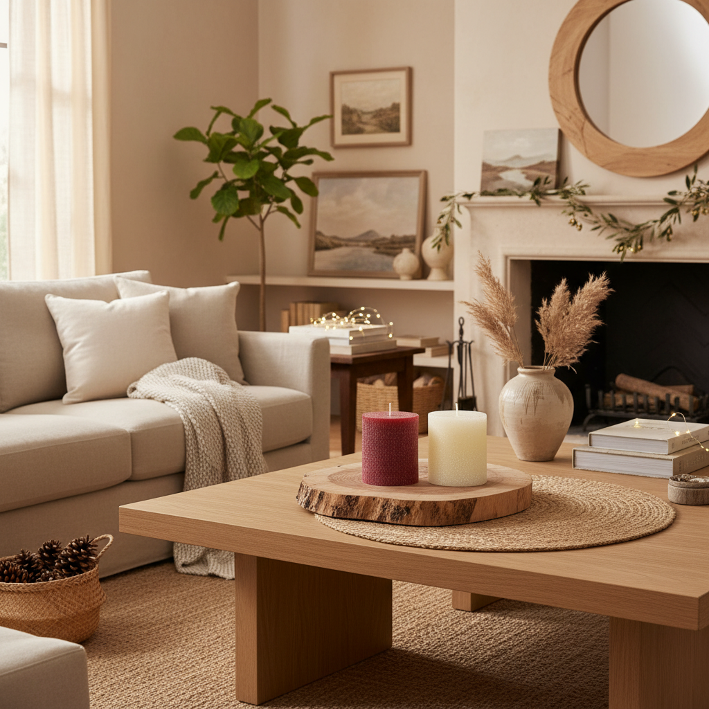 Vela Navidad Blanca&Roja 2 Unidades | DKD Home Decor