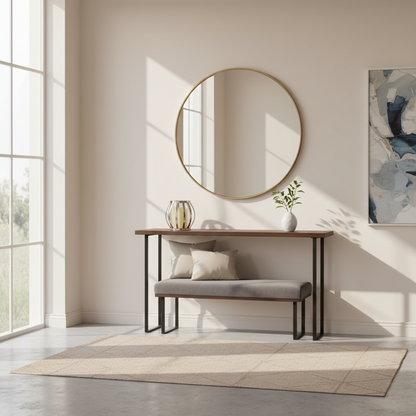 Portavelas Plateado de Acero y Cristal Acero | Home ESPRIT