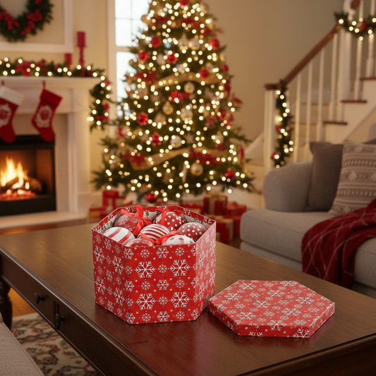 Bolas de Navidad Blanco&Rojo (14 Piezas) | Home ESPRIT