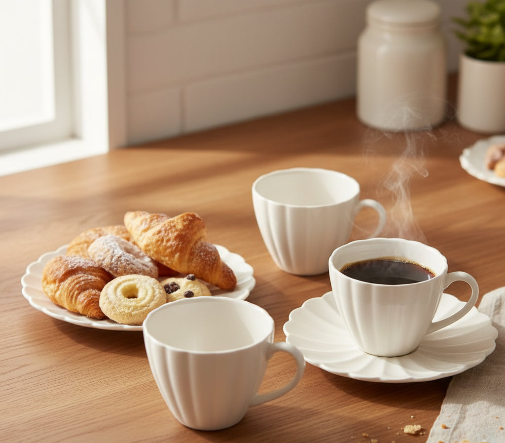 Juego de 6 Tazas Ondas | Home ESPRIT