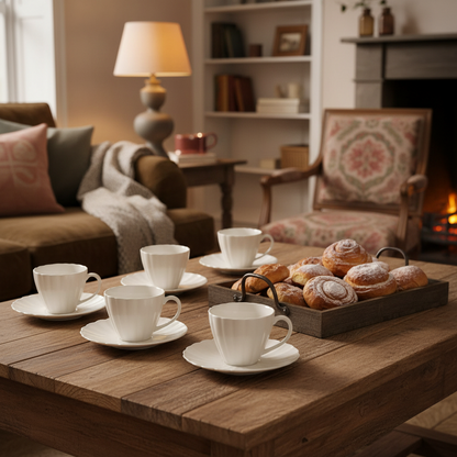 Juego de 6 Tazas Ondas | Home ESPRIT