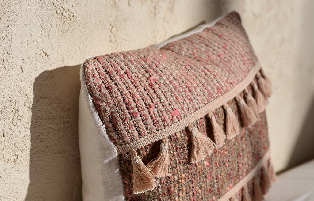 Cojín Boho Terracota 45x45 cm |  Home ESPRIT