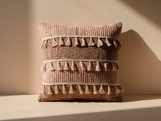 Cojín Boho Terracota 45x45 cm |  Home ESPRIT