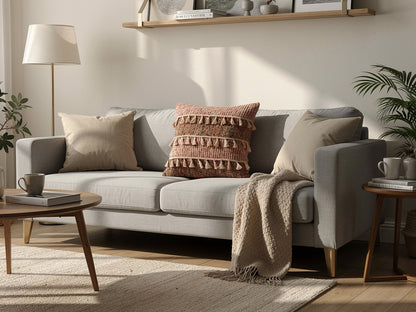 Cojín Boho Terracota 45x45 cm |  Home ESPRIT